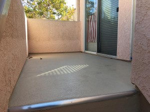 Finished waterproofing installation